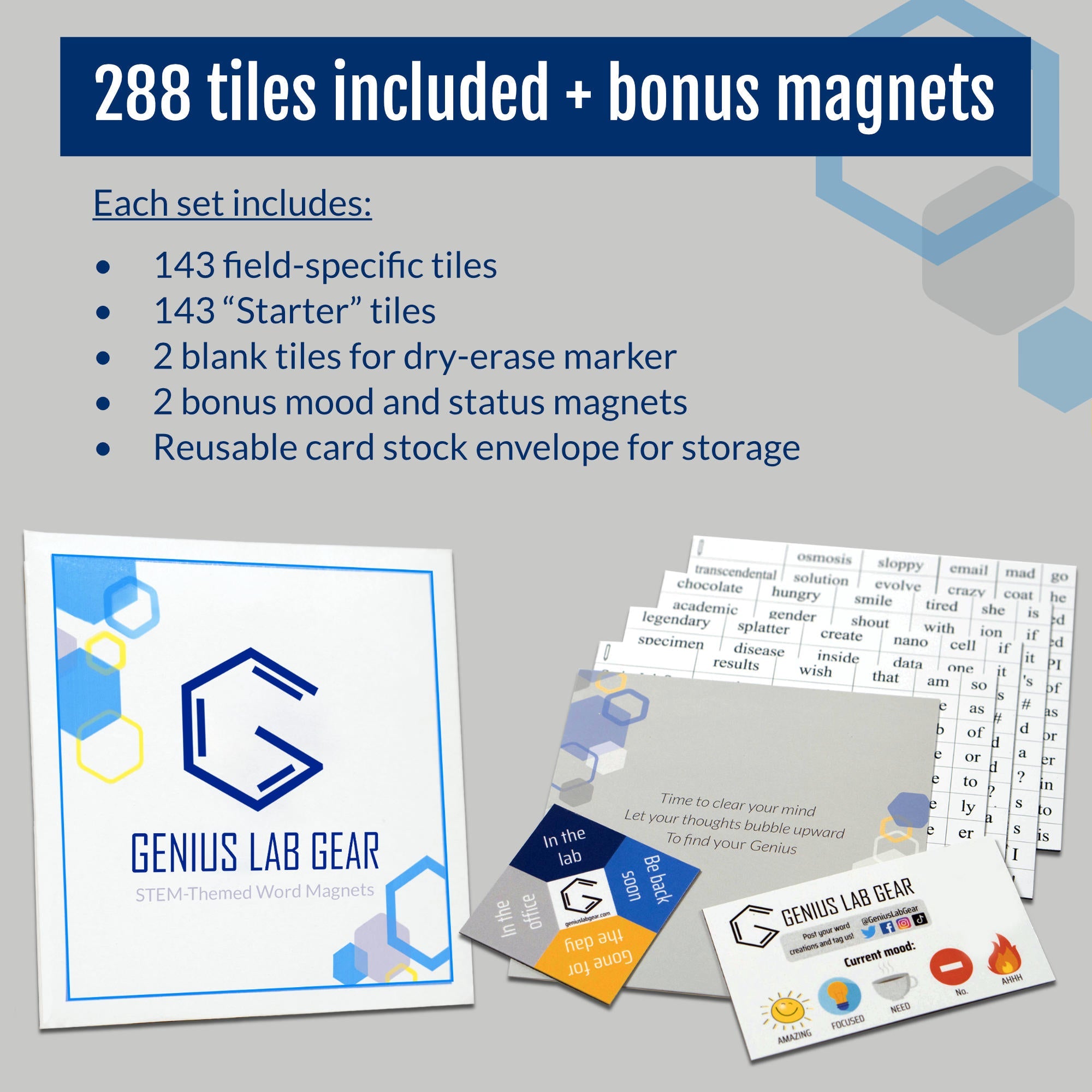 Mathematics Word Magnets