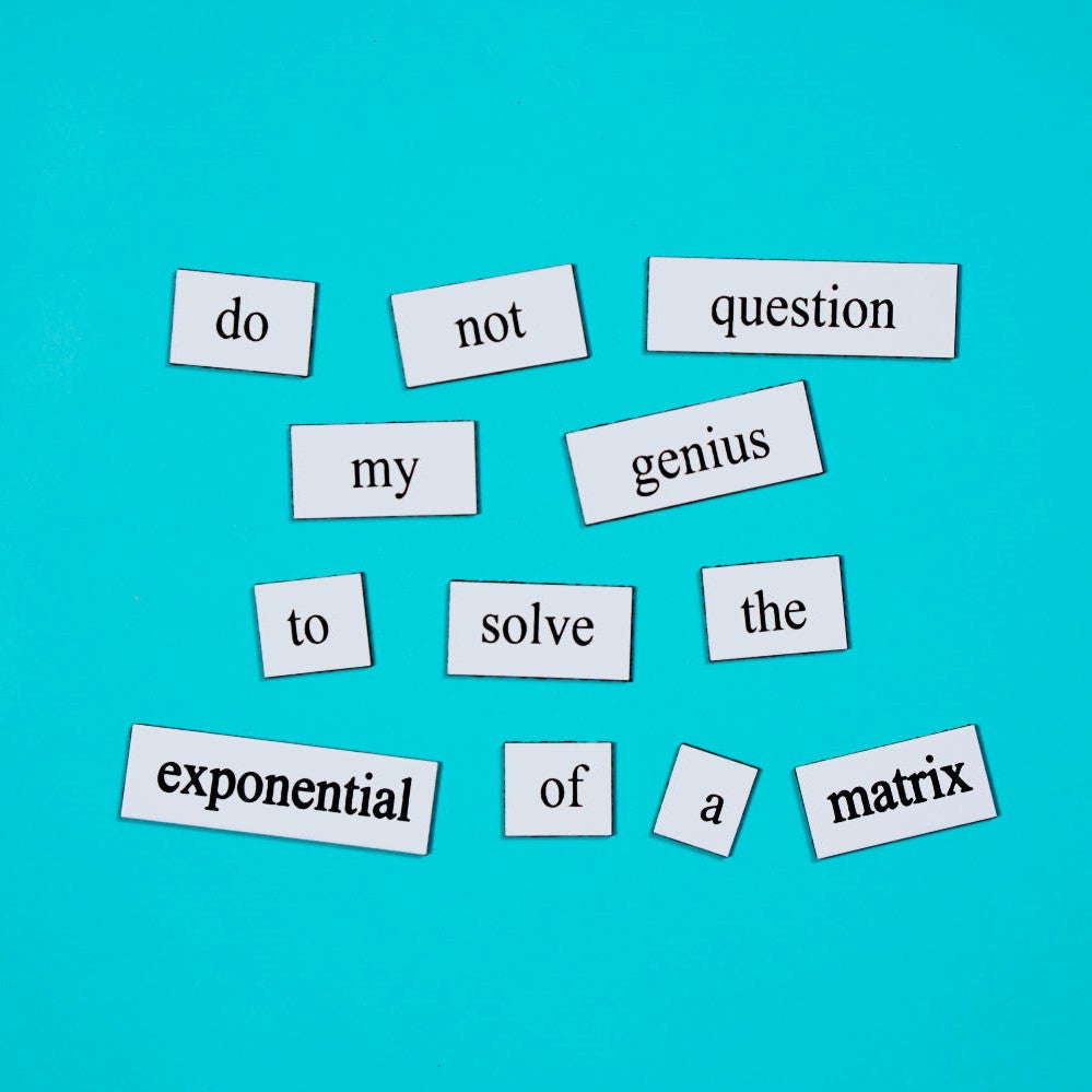 Mathematics Word Magnets