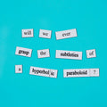 Mathematics Word Magnets